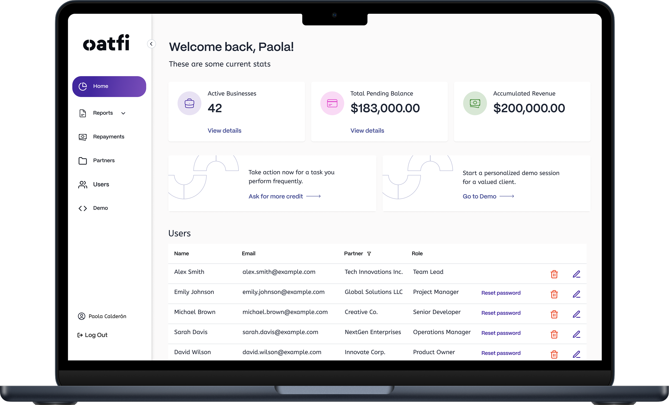 Building the missing interface for a fintech lending product